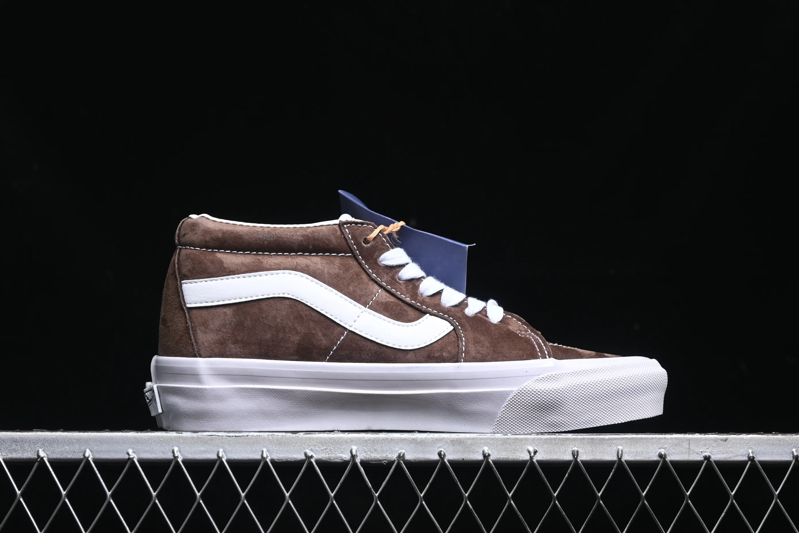 All categories Vans Vans series Vans Mid Vans China Vans Sk8-Mid Reissue 83 high-end branch suede casual retro skateboard shoes VN000CQQDMV